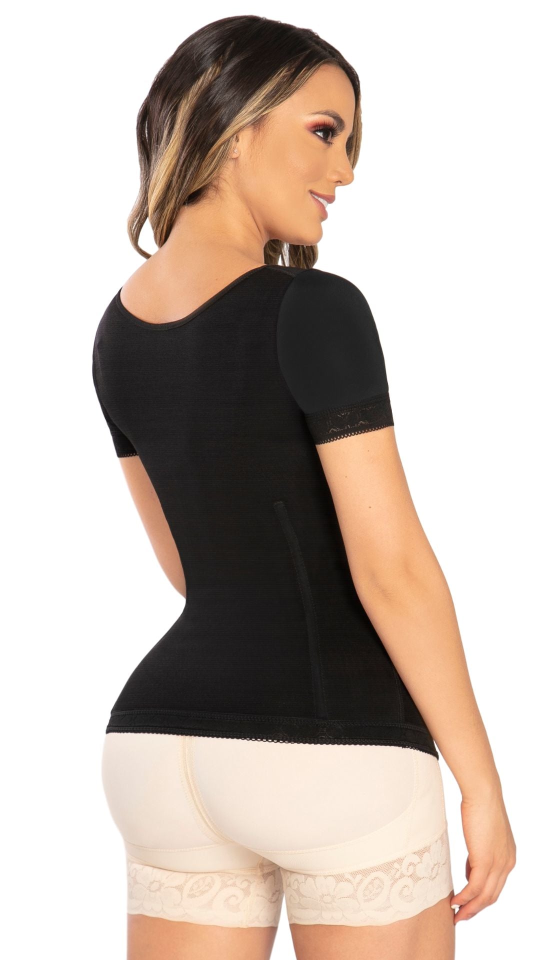 FAJA CHALECO TIPO CORSE MANGAS REFERENCIA LOUISE