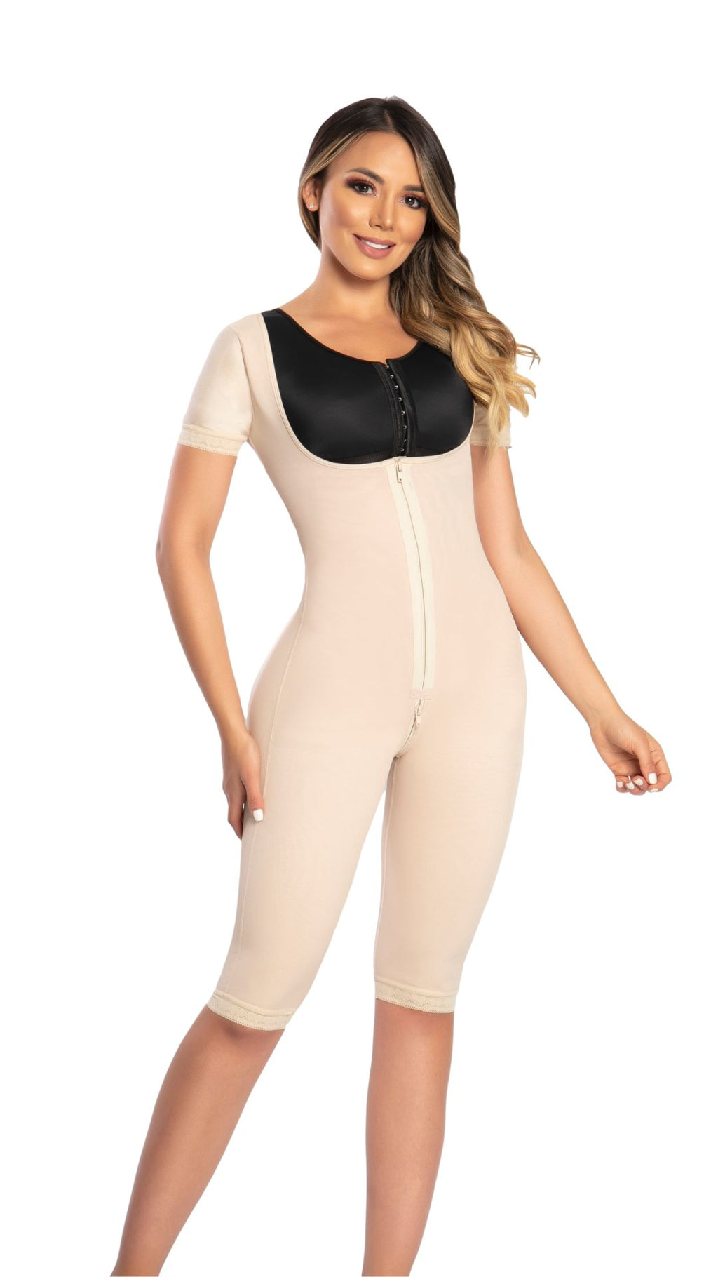 FAJA A LA RODILLA  CON MANGAS THELMA